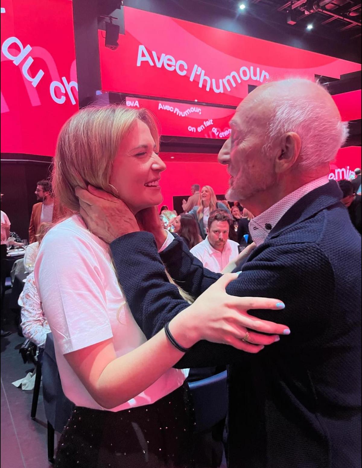 Rosalie Vaillancourt avec Yvon Deschamps