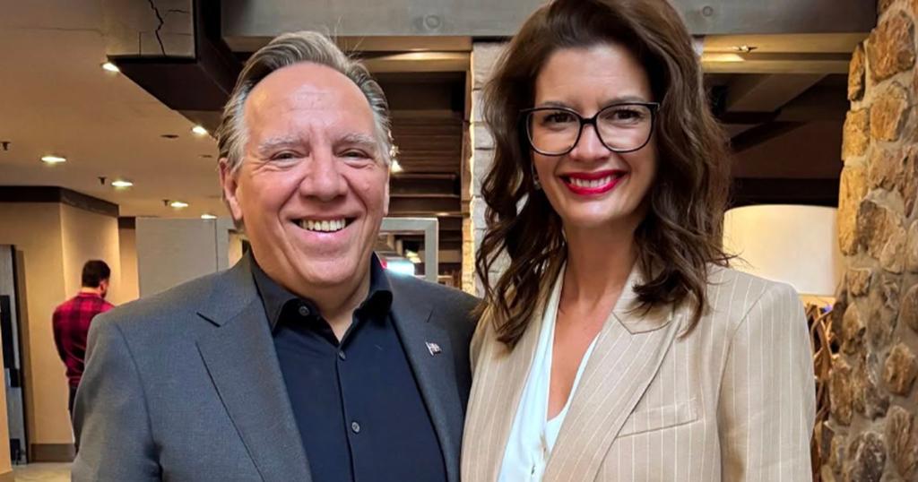 François Legault et Geneviève Guilbault