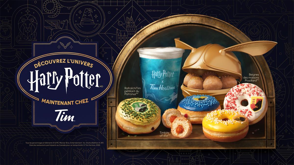 Produits Harry Potter chez Tim Hortons