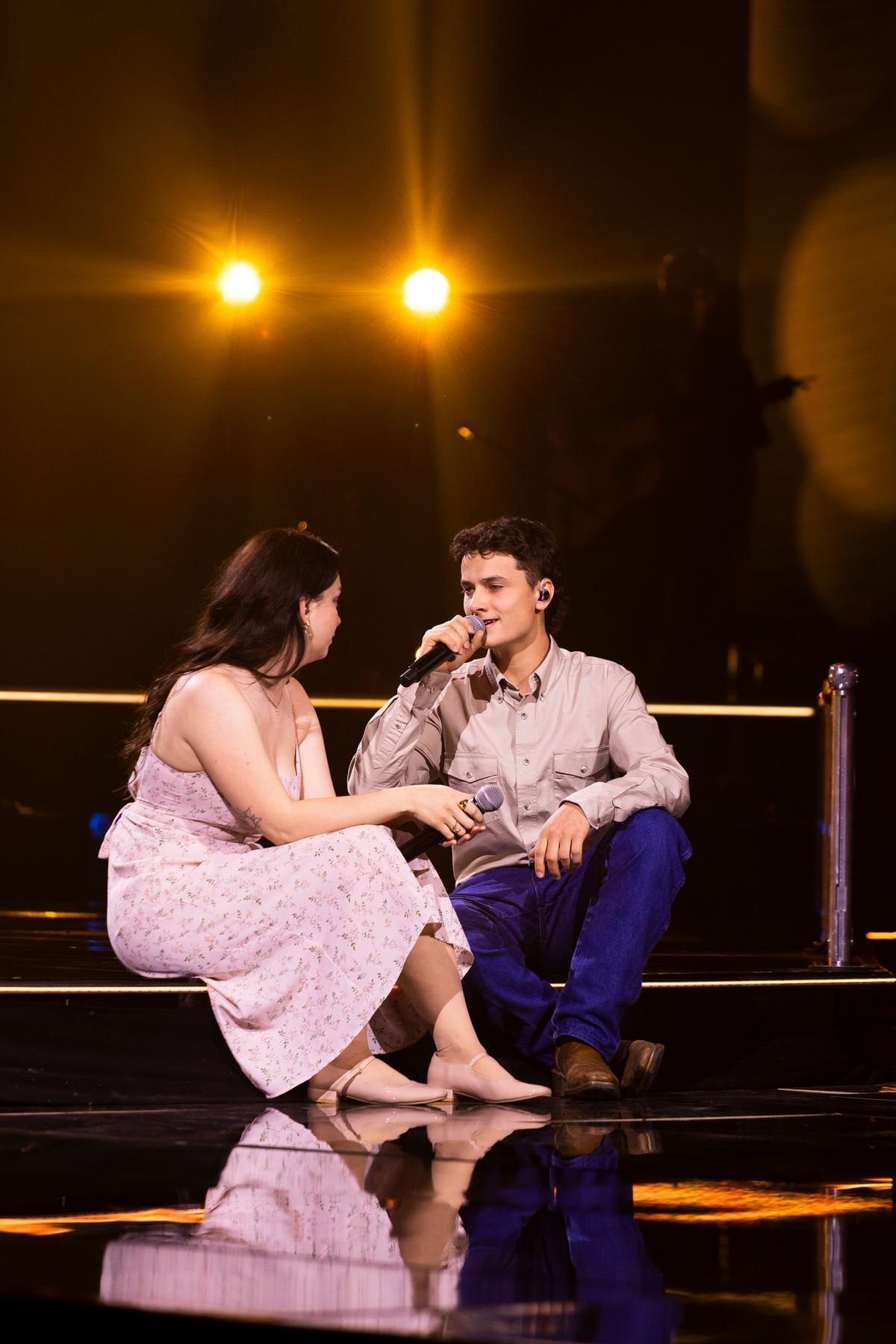 Maggie Robert et Alexis St-Pierre à La Voix