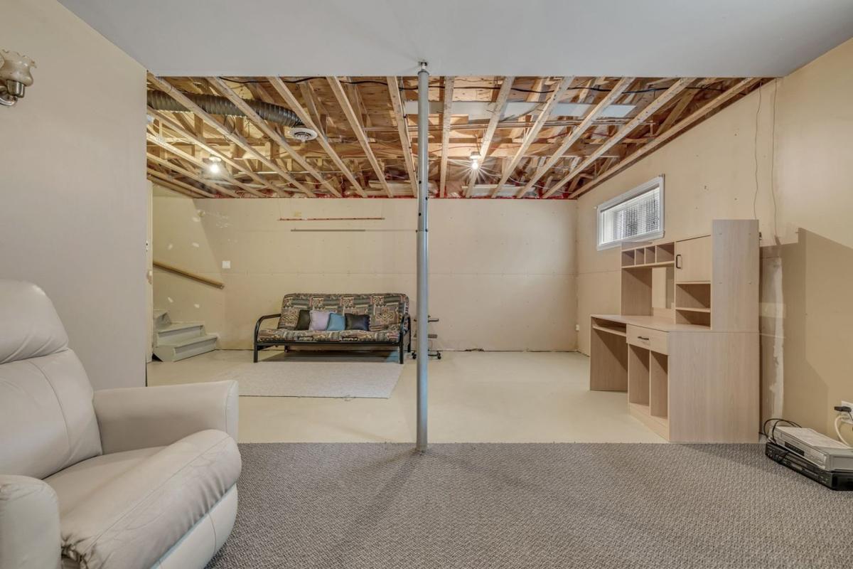 Espace de rangement au sous-sol