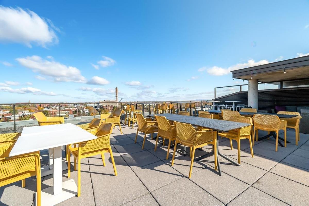 Terrasse sous un autre angle