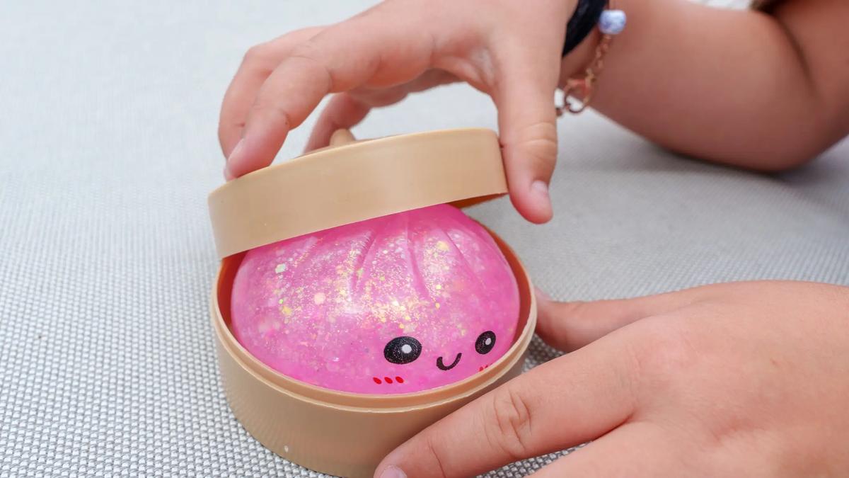 Jouet squishy dumpling coloré