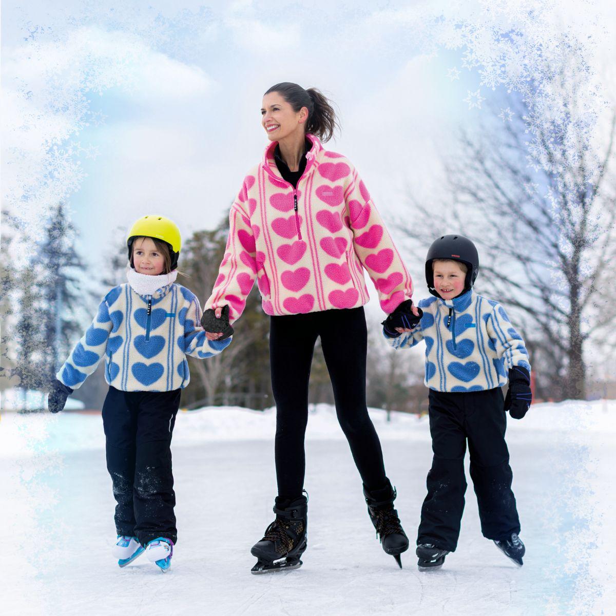 Geneviève Guilbault et ses deux enfants