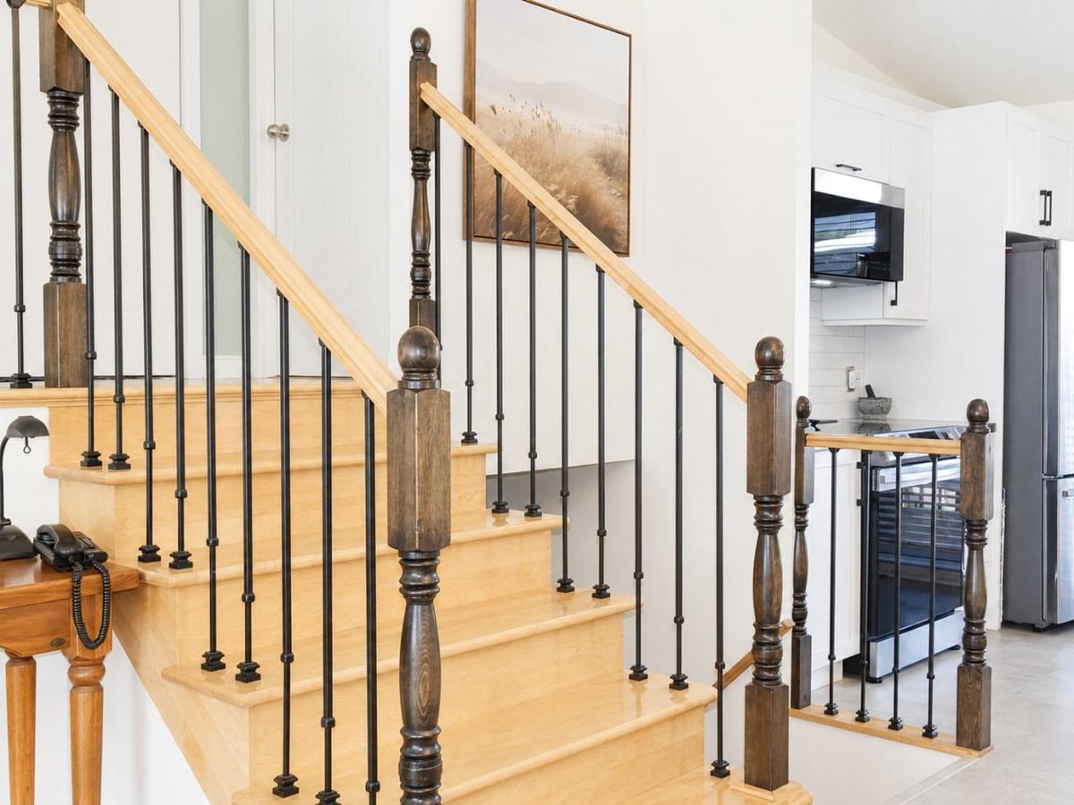 L'escalier entre les paliers