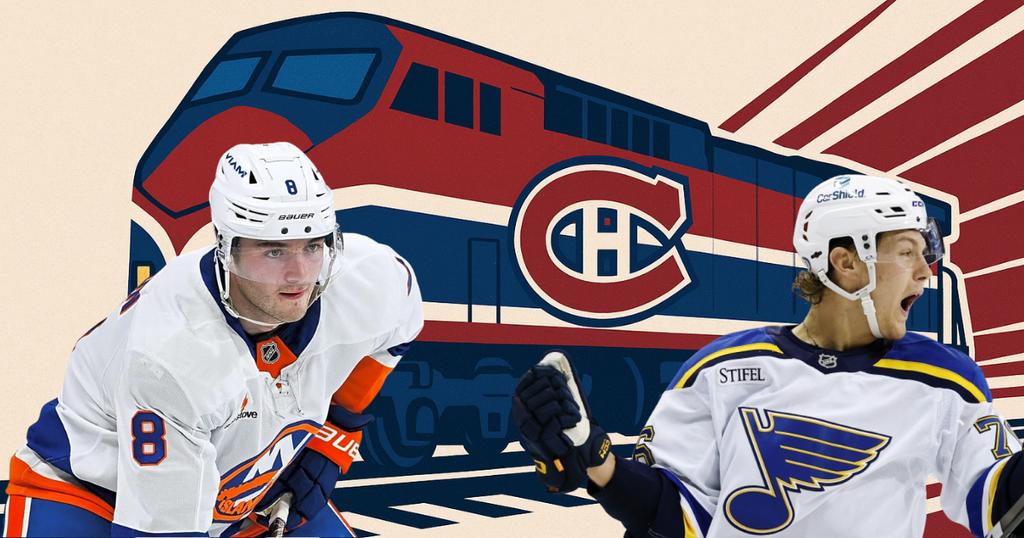 Noah Dobson, Zachary Bolduc et le train du CH