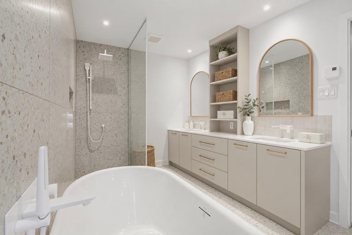 Détail de la salle de bain