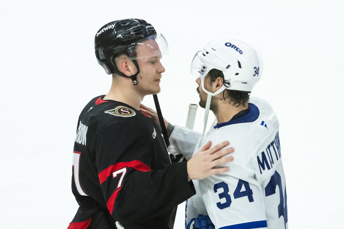 Brady Tkachuk ; Auston Matthews 