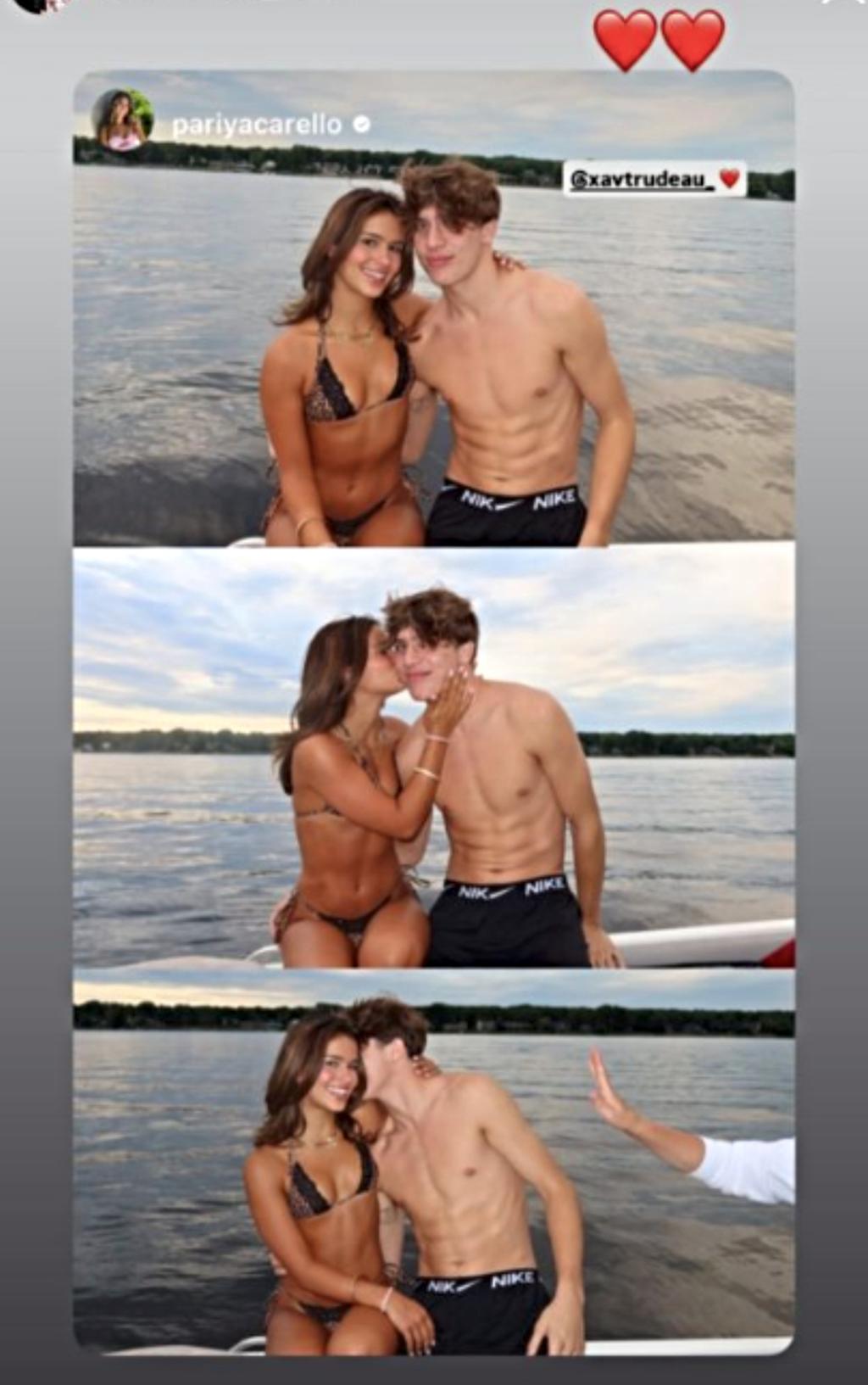 Xavier Trudeau et sa copine