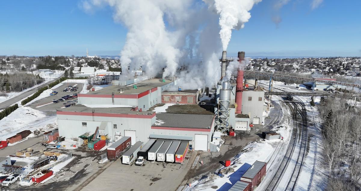 Usine White Birch à Rivière-Du-Loup