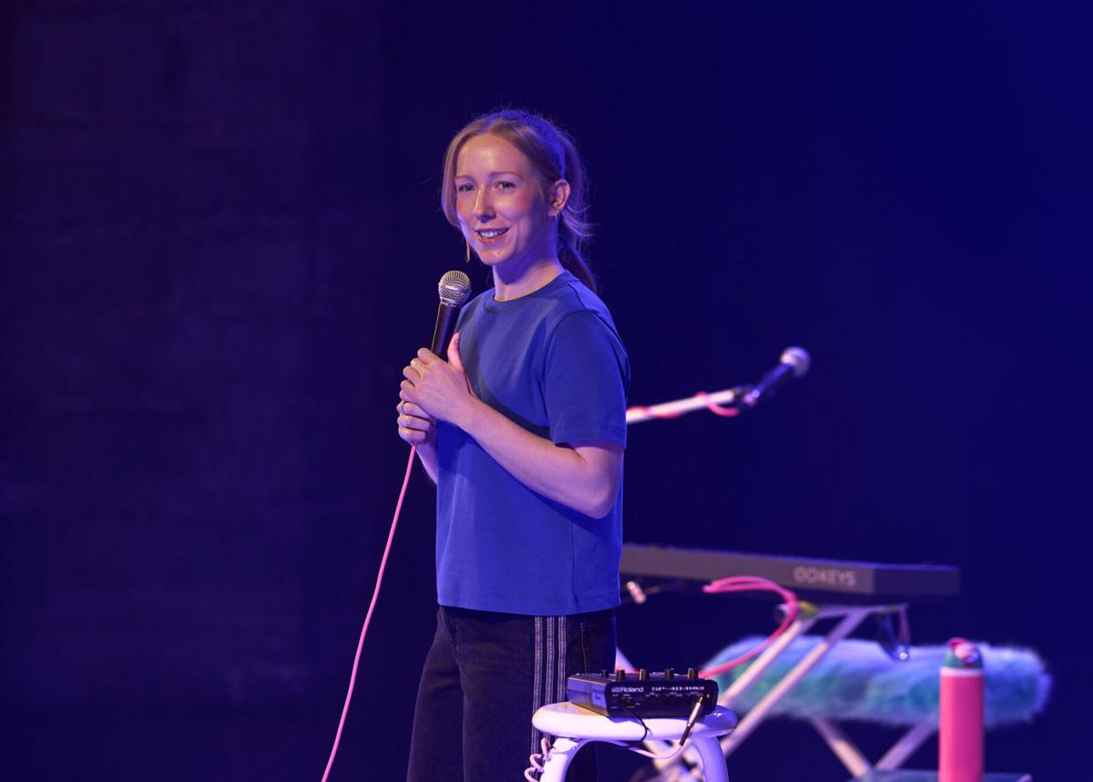 Maude Landry lors de la grande première de son nouveau spectacle