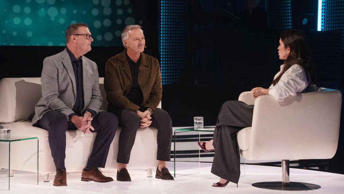 Dany Dubé et Martin McGuire à En direct de l'univers