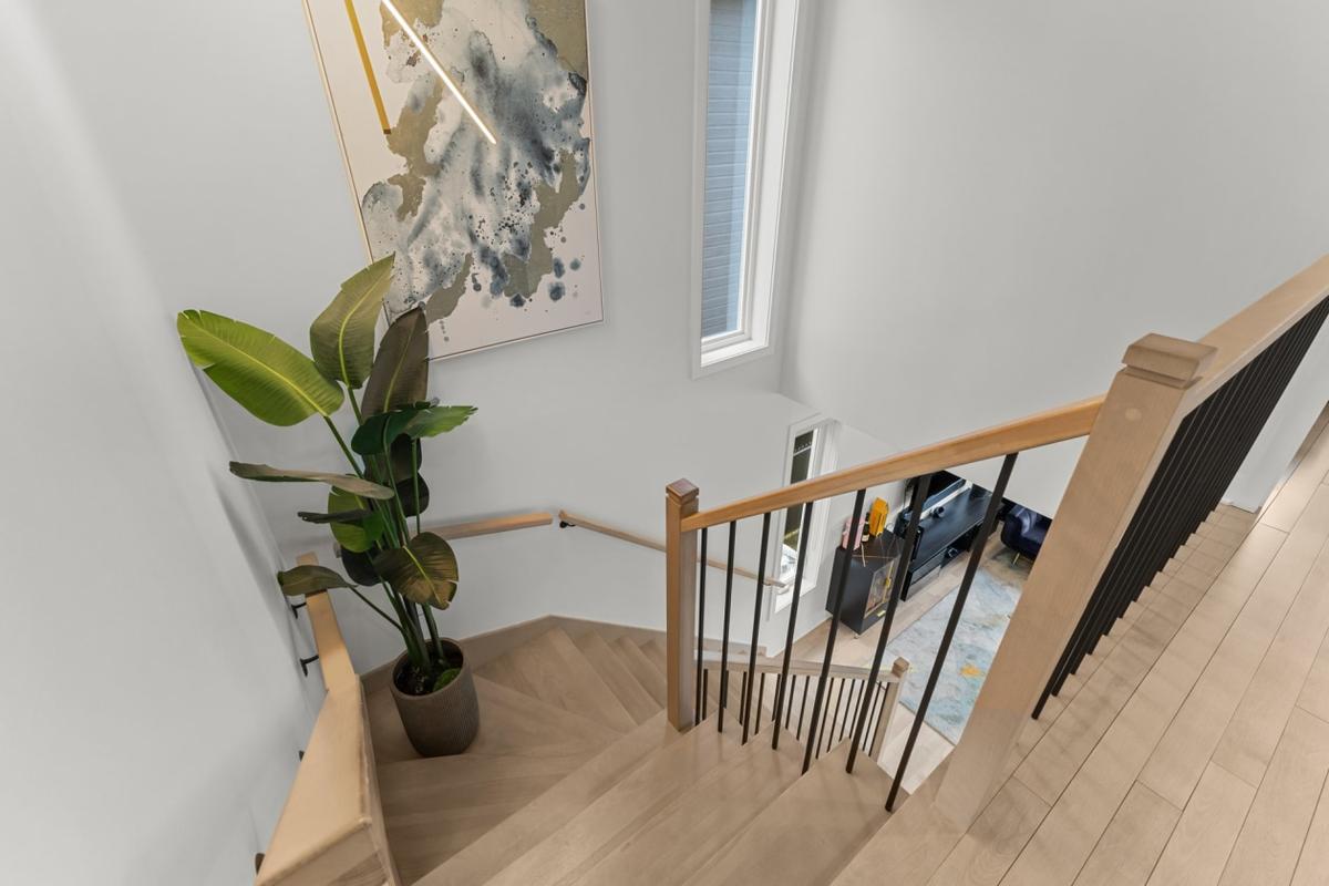 Détail de l'escalier