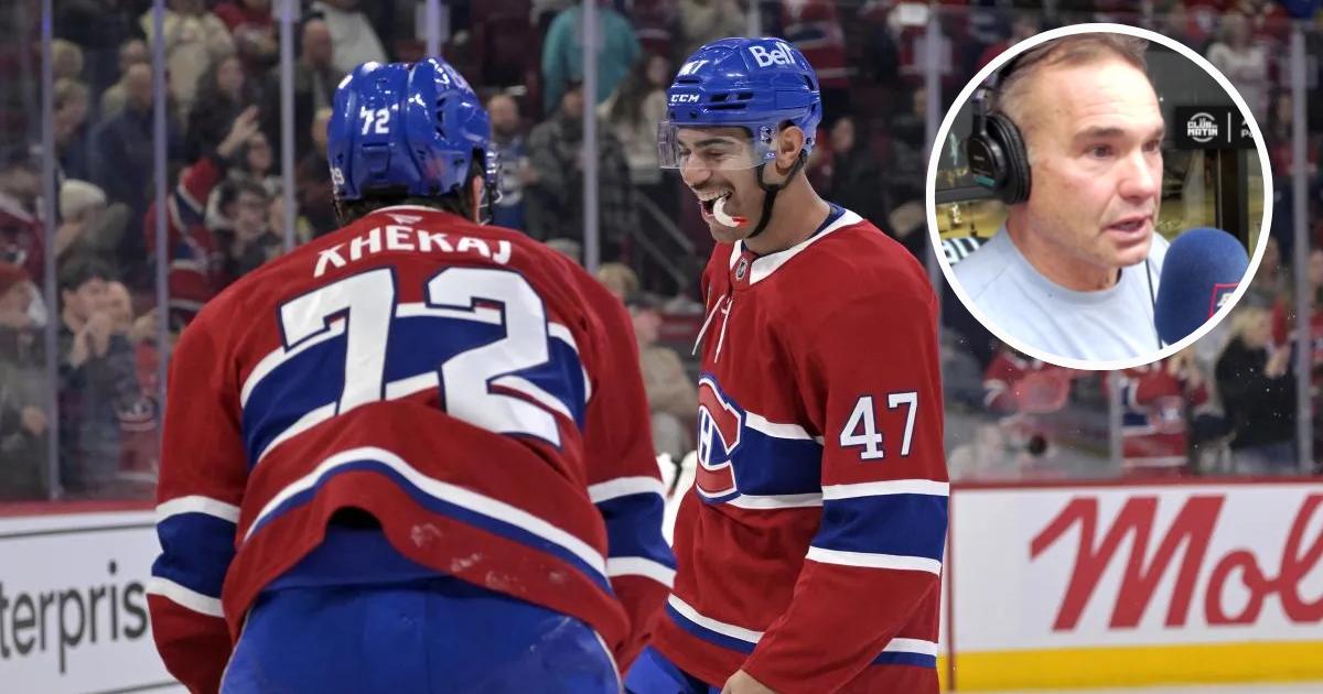 Arber Xhekaj, Jayden Struble et Gilbert Delorme