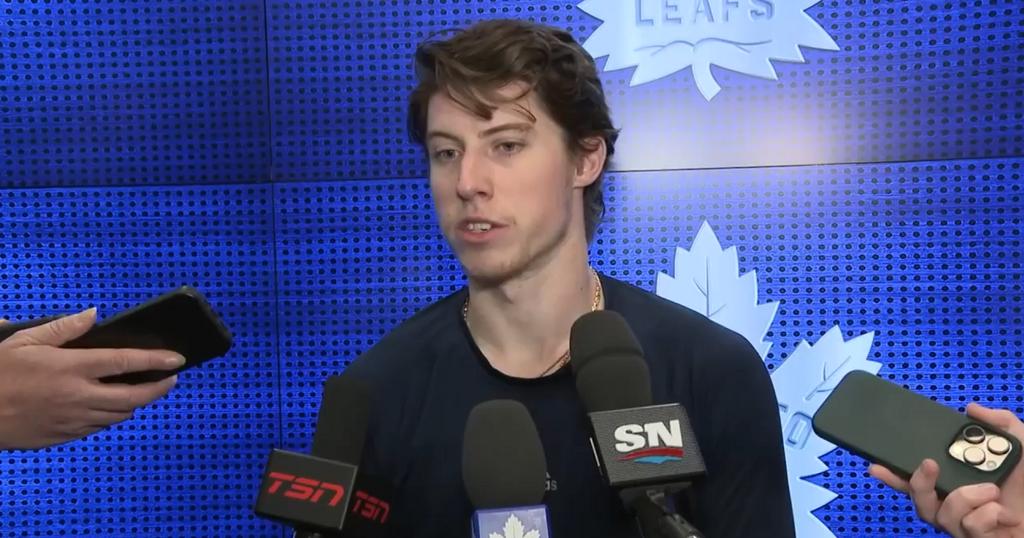 Mitch Marner. March 2025. Screenshot.