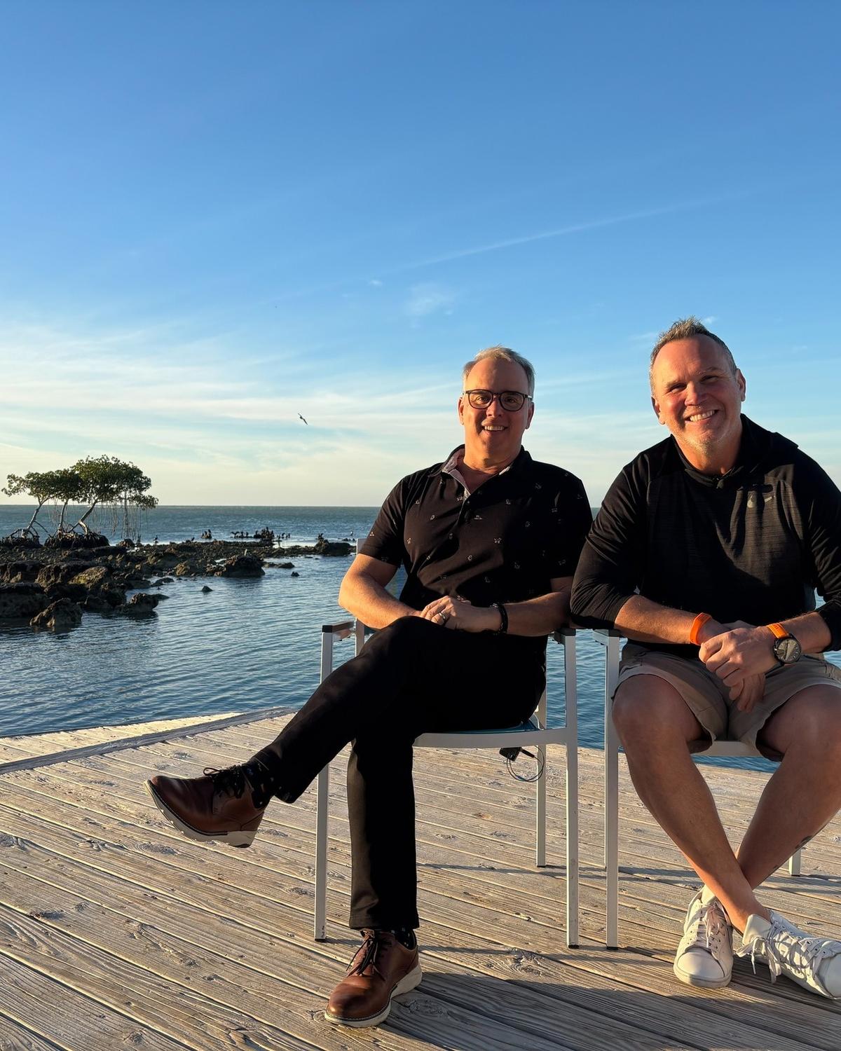 Gino Chouinard et Dave Morissette