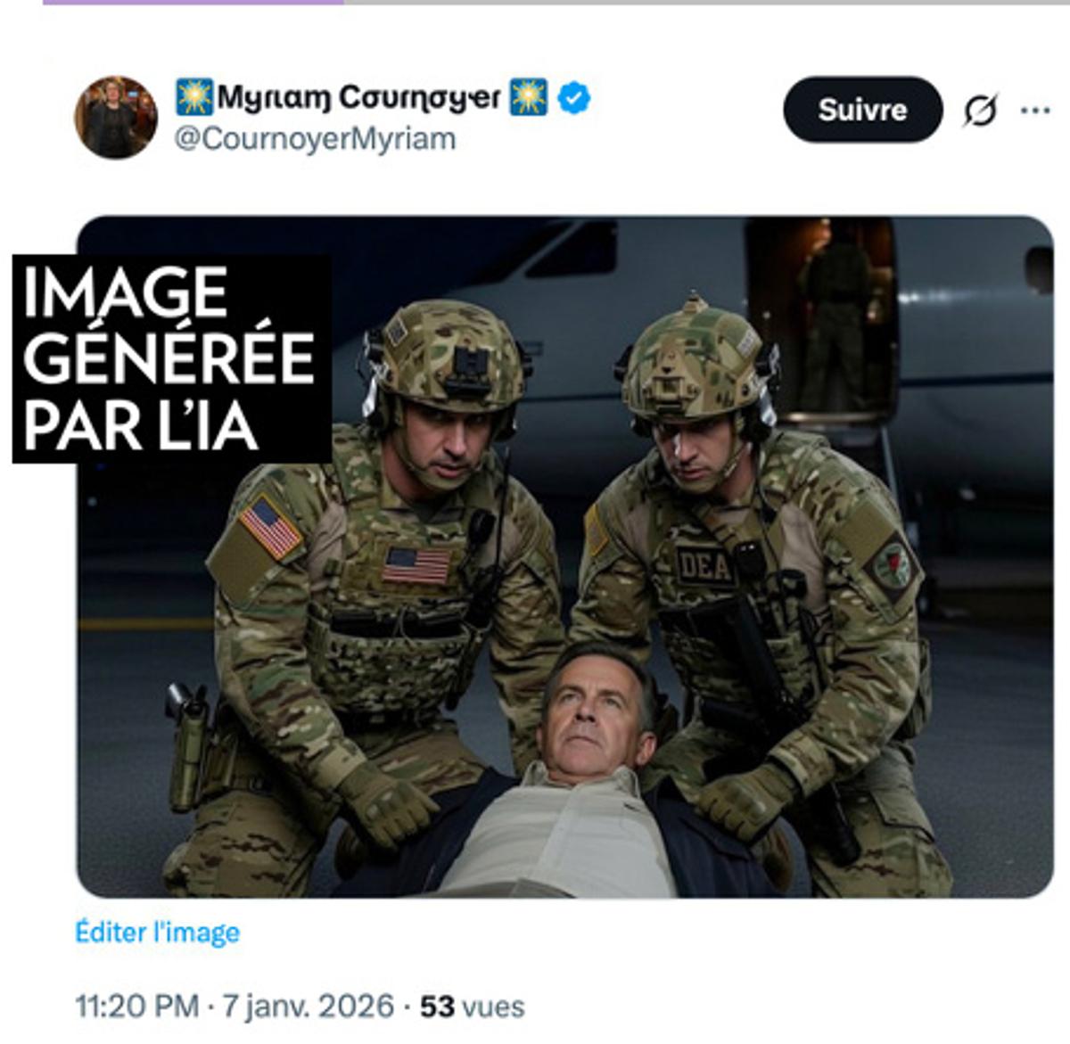 Publication de Myriam Cournoyer sur le réseau X