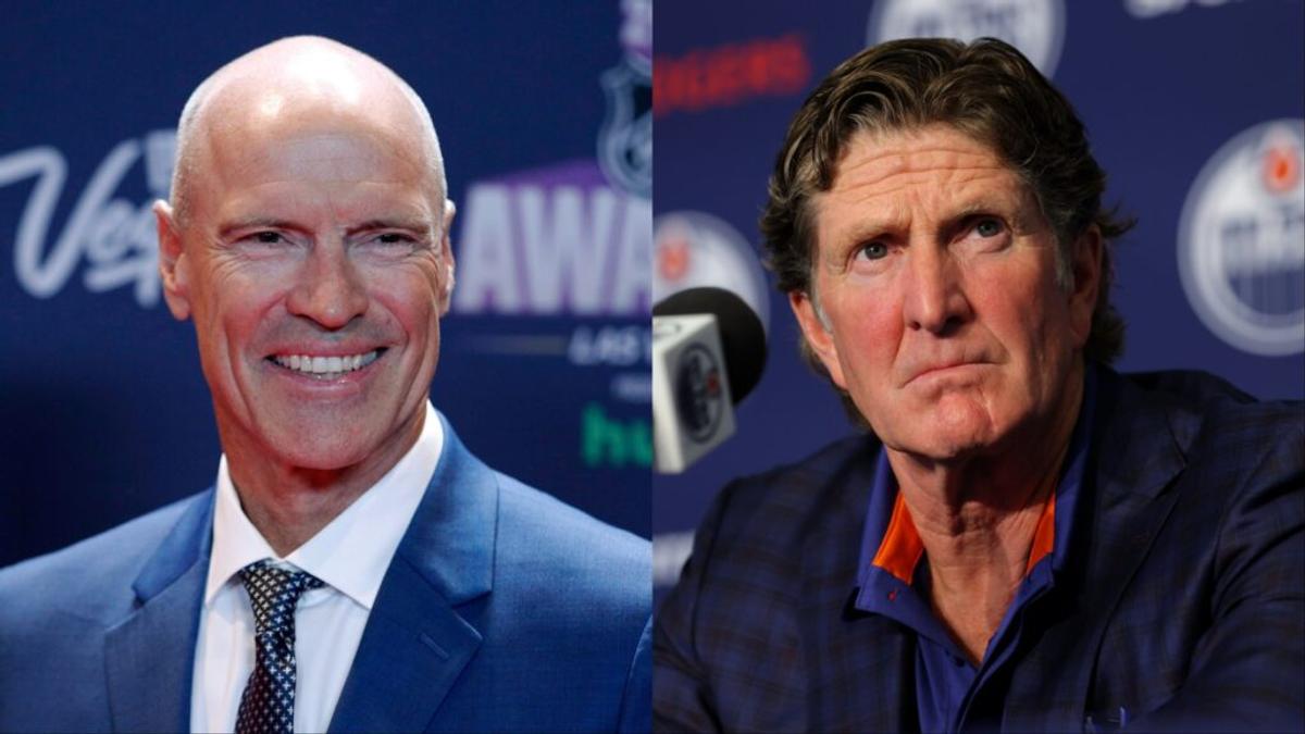 Mark Messier and Mike Babcock