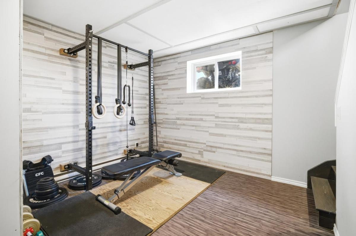 Salle familiale au sous-sol