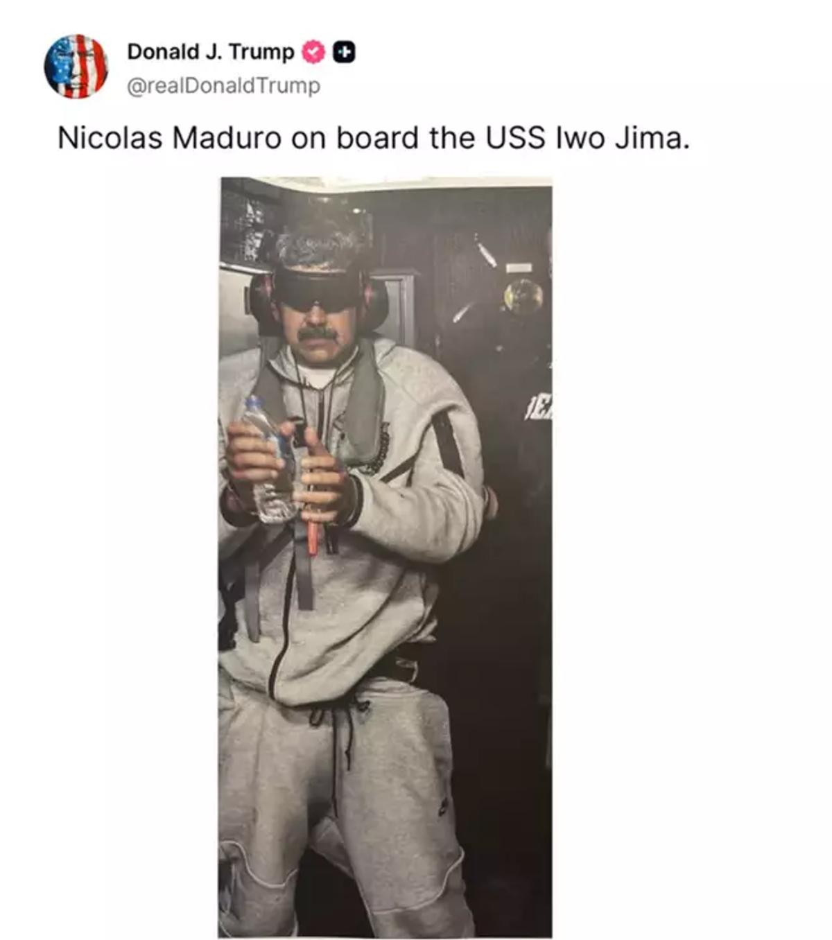 Capture d'écran : Truth Social/Donald Trump