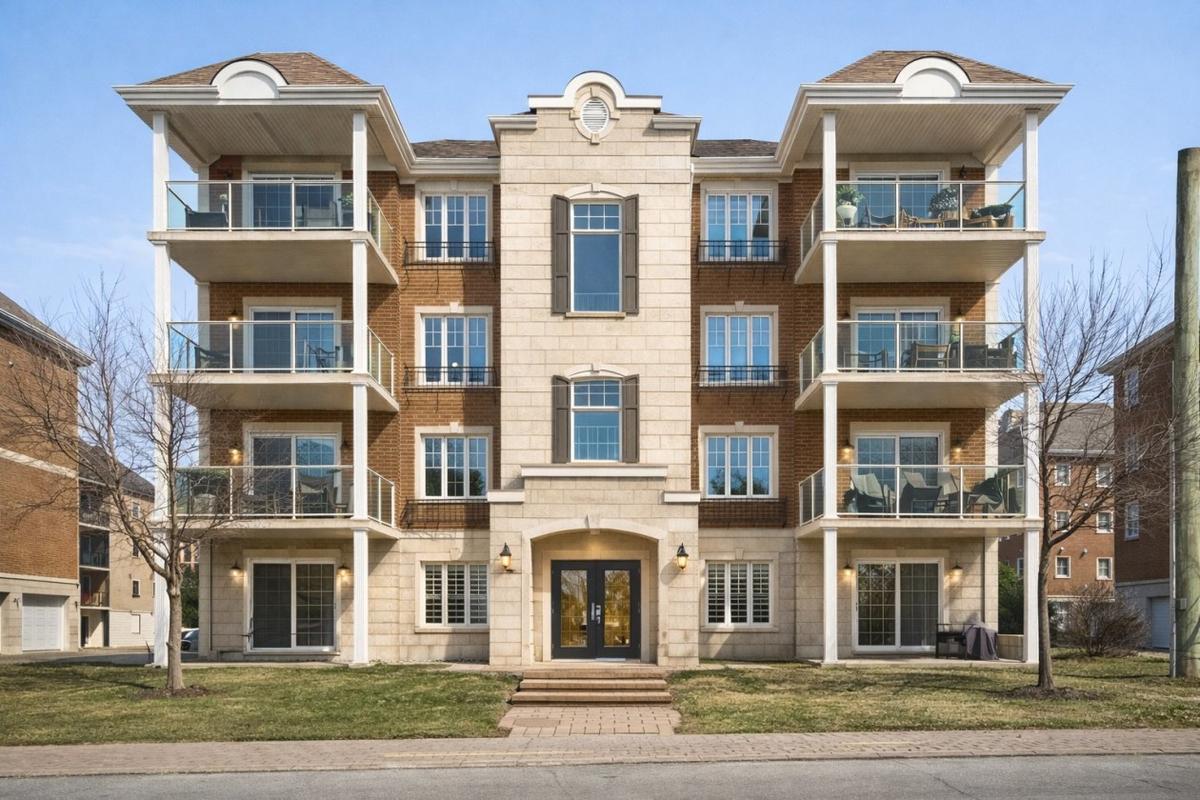 Façade de l'immeuble dans le quartier Champfleury