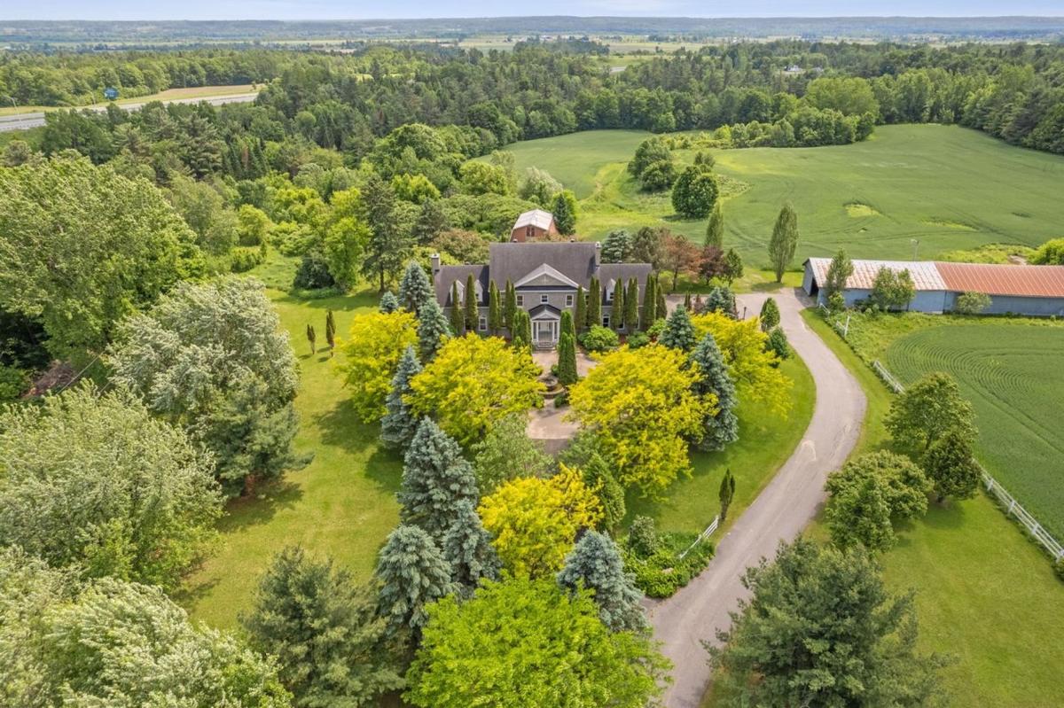 Vue aérienne du domaine