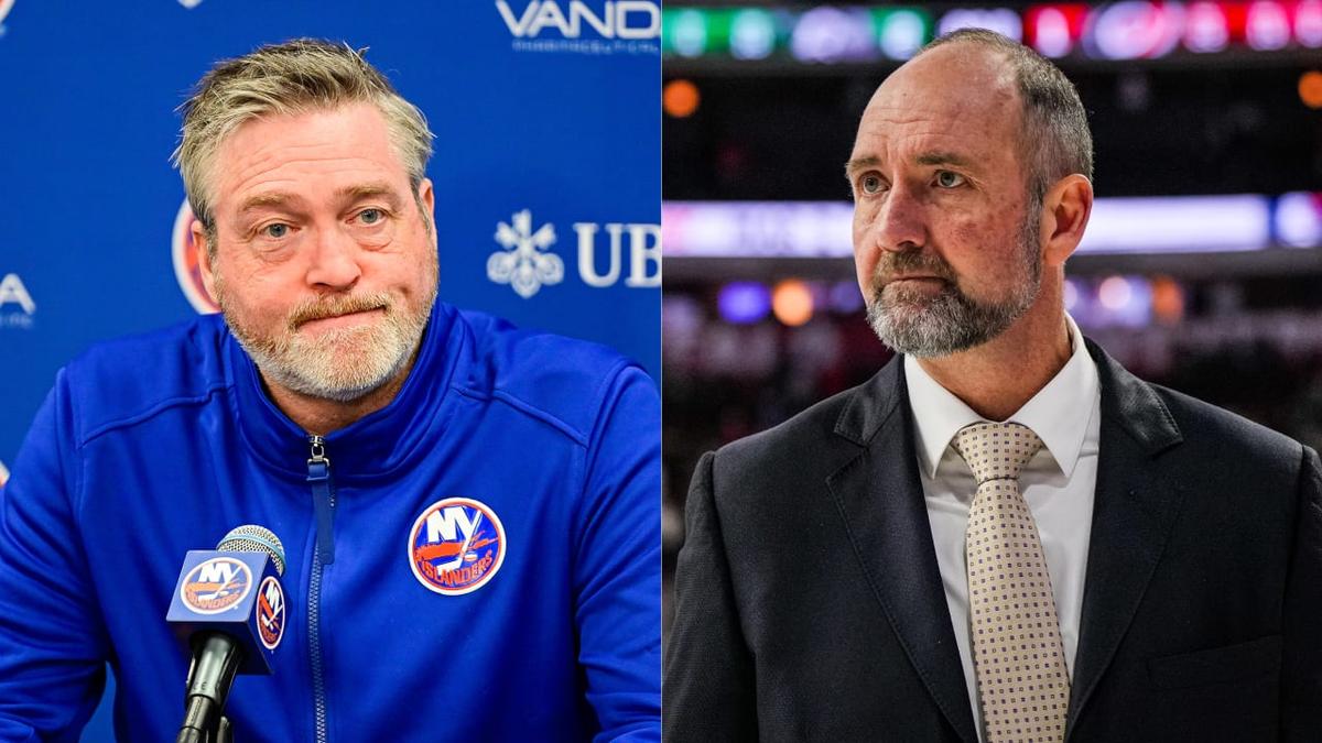 Patrick Roy and Peter DeBoer 