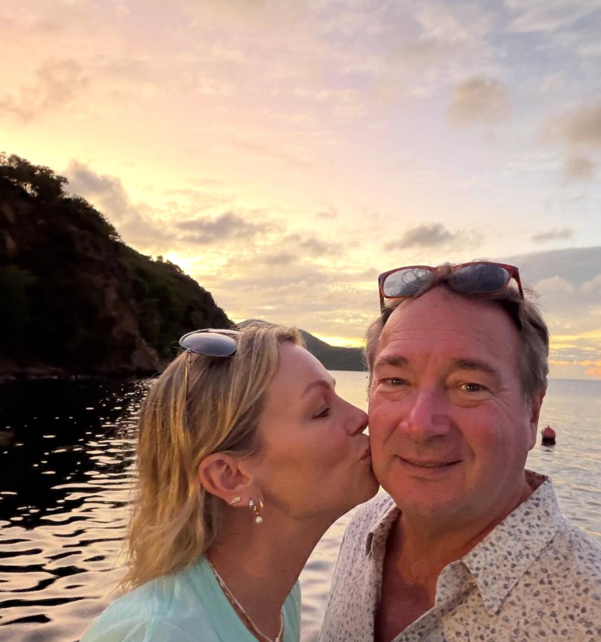 Caroline Néron et son conjoint