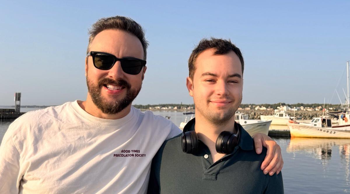 Mathieu Gratton et son fils Benjamin Gratton