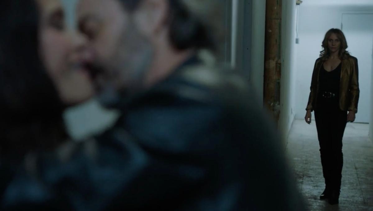 Mollie Fillion, Sébastien Ricard et Léane Labrèche-Dor dans Antigang