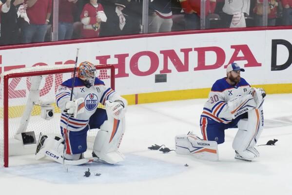 Stuart Skinner and Calvin Pickard. 