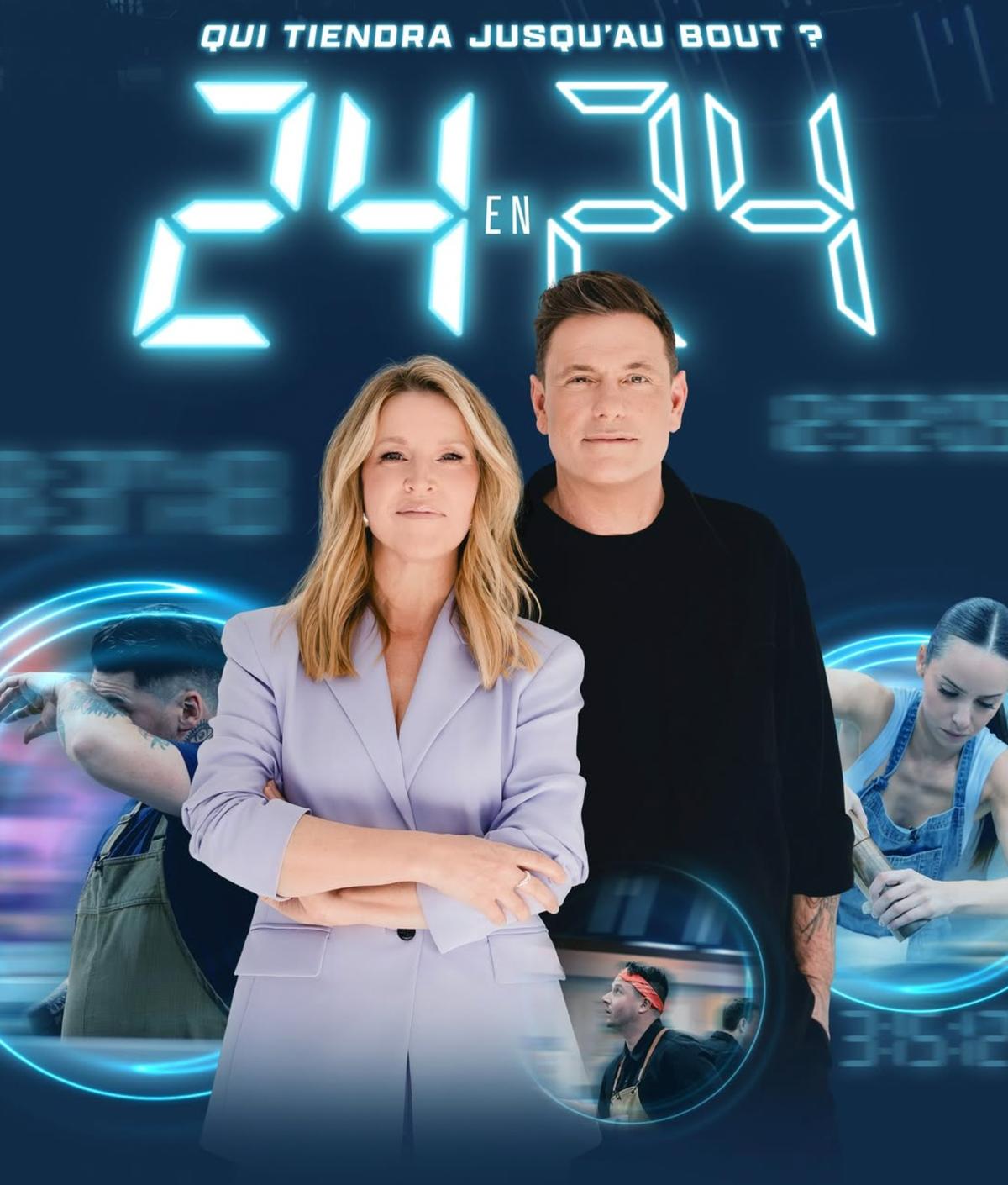 Julie Bélanger et Chuck Hughes