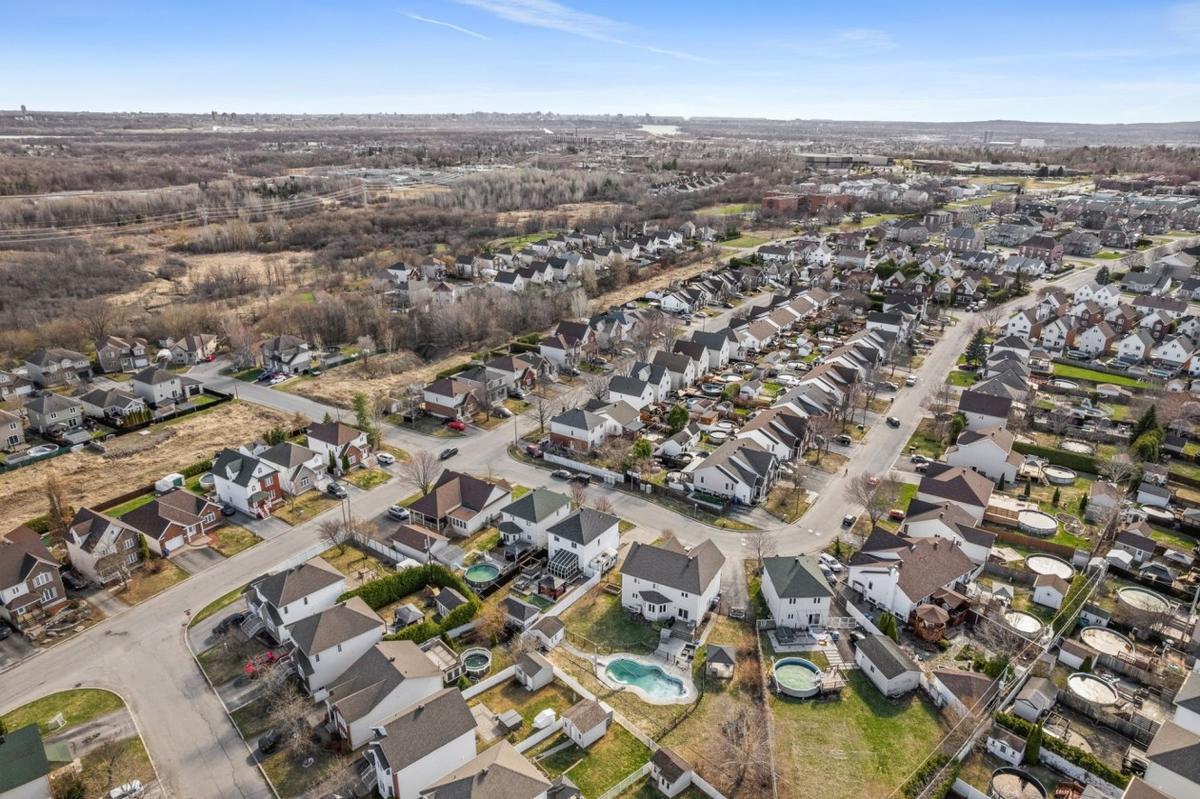 Vue panoramique du secteur résidentiel