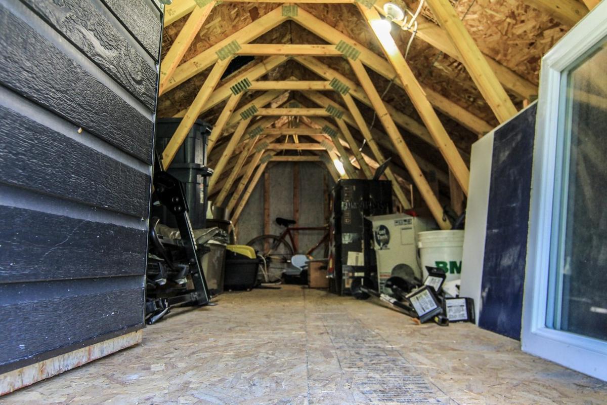 Le garage détaché à l'arrière