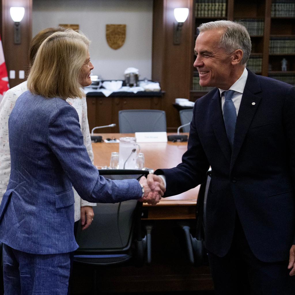 Mark Carney - X.com, rencontre du premier ministre Carney avec des sénateurs américains