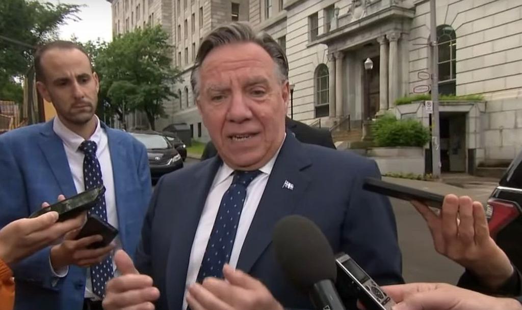 Capture d'écran YouTube - TVA Nouvelles, François Legault