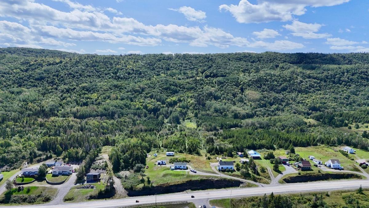 Vue aérienne du domaine et des environs