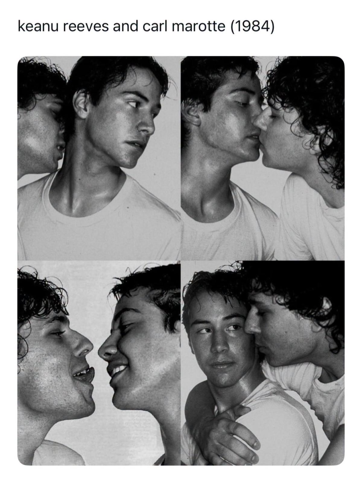 Carl Marotte et Keanu Reeves