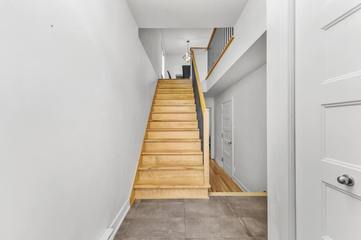 Escalier reliant les niveaux