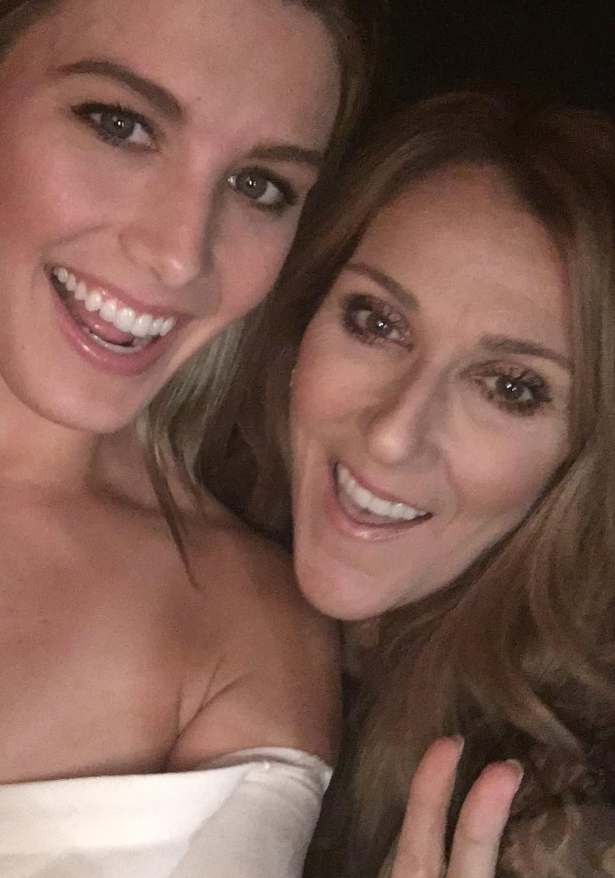 Eugenie Bouchard et Céline Dion