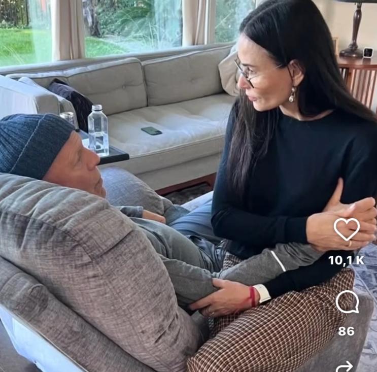 Bruce et Demi Moore