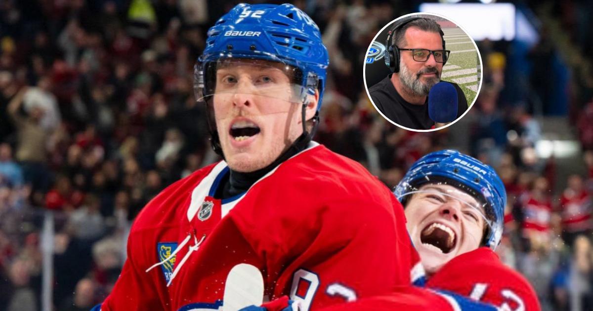 Patrik Laine, Cole Caufield et Martin Lemay