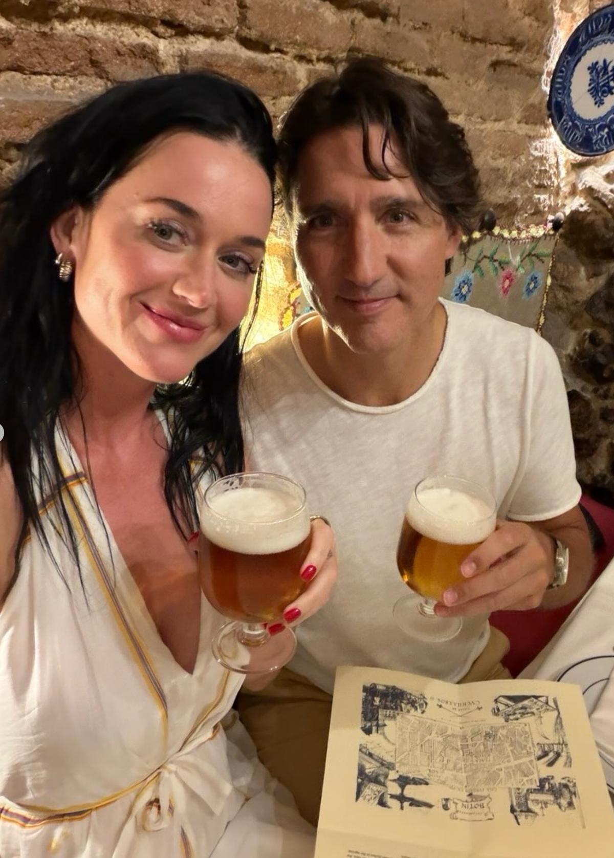 Katy Perry et Justin Trudeau