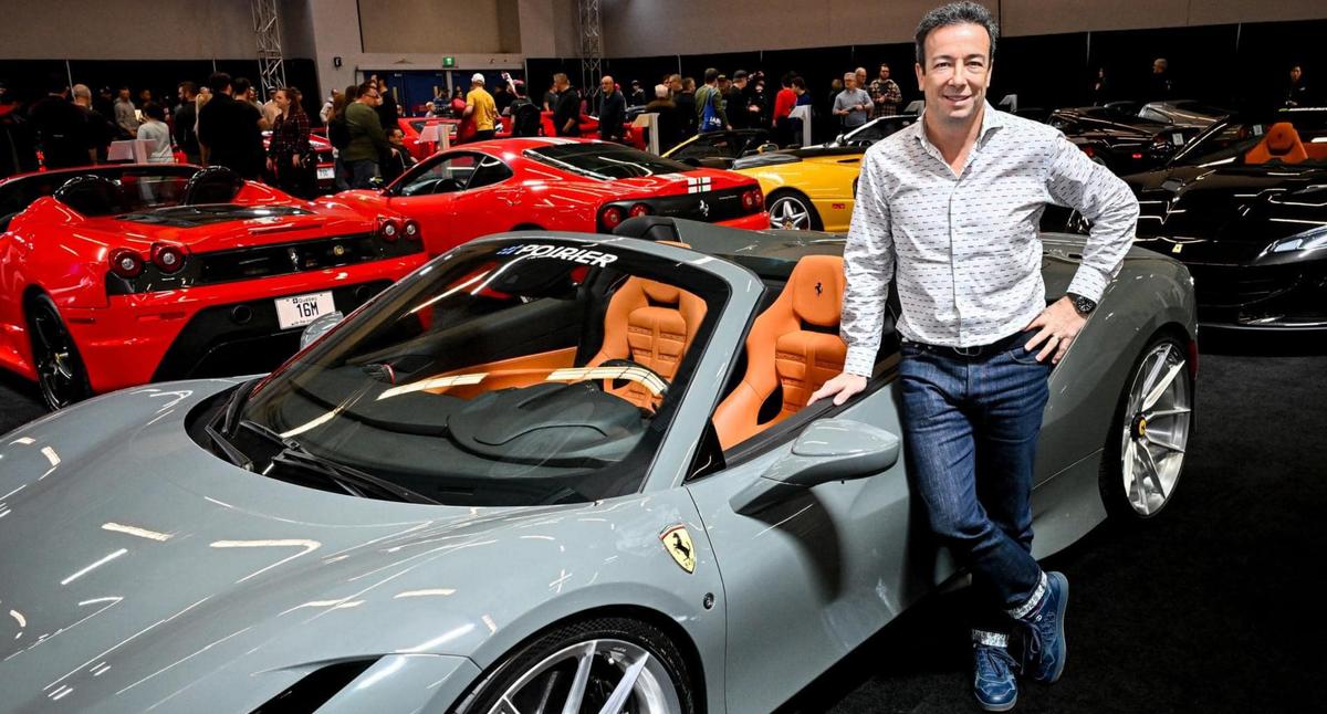 Luc Poirier au Salon de l'auto 