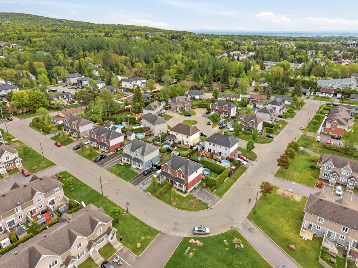 Vue d'ensemble du quartier résidentiel