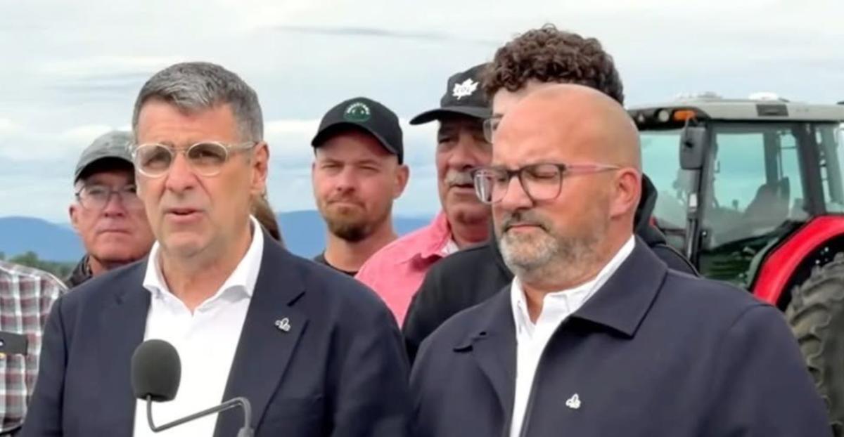 Éric Duhaime et Frédéric Poulin