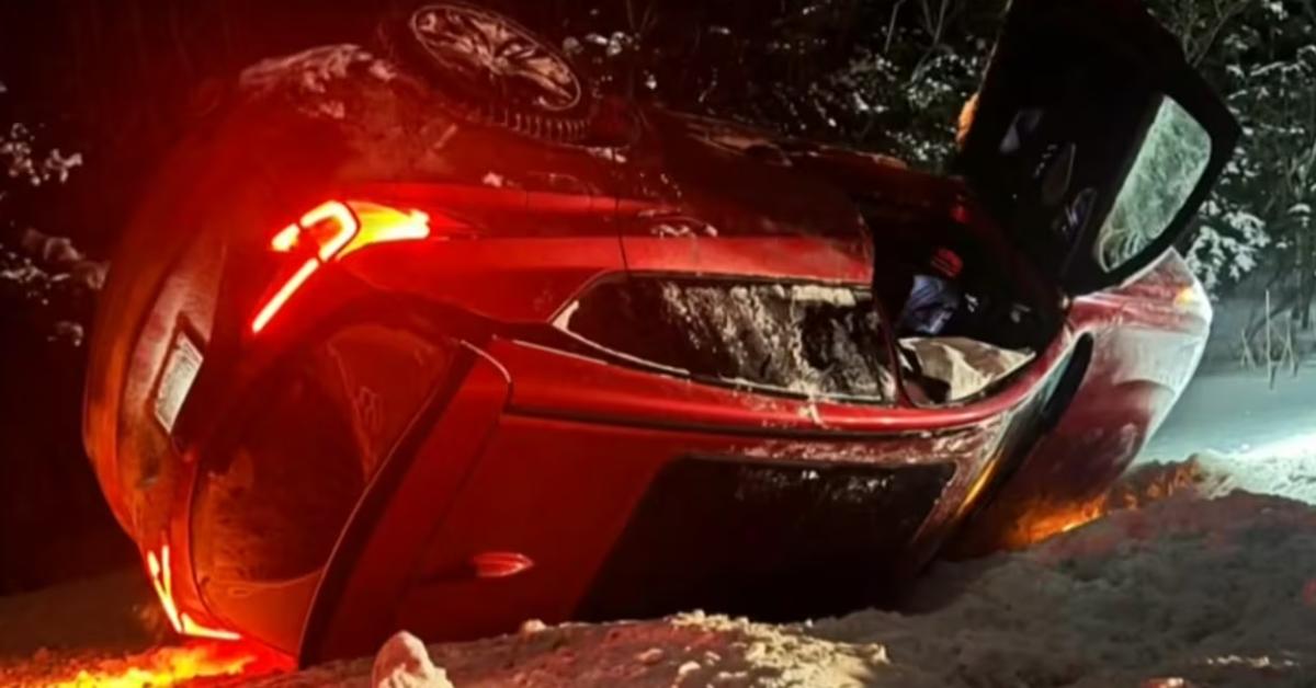Car wreck. 