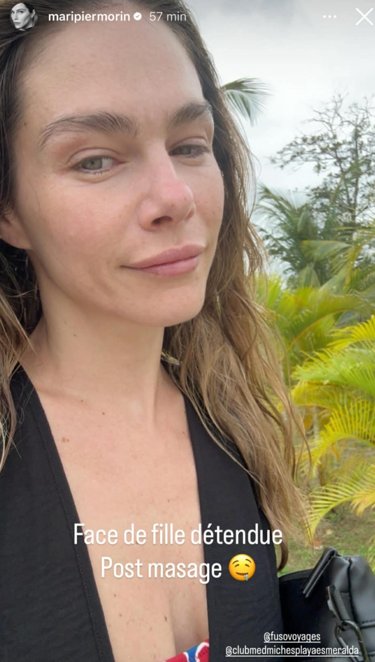 Maripier Morin en vacances dans le Sud