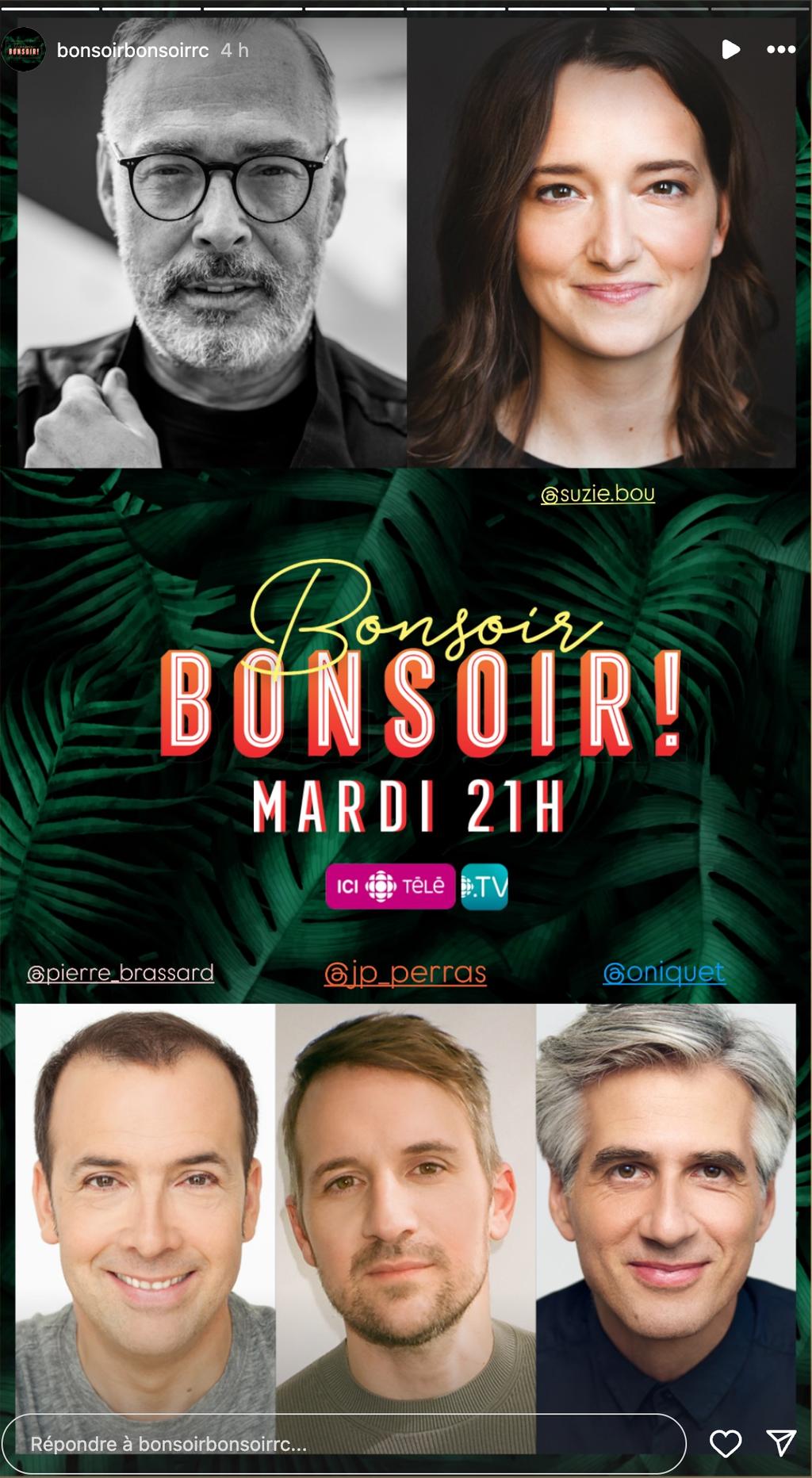 Invités de Bonsoir Bonsoir le 26 août 2025