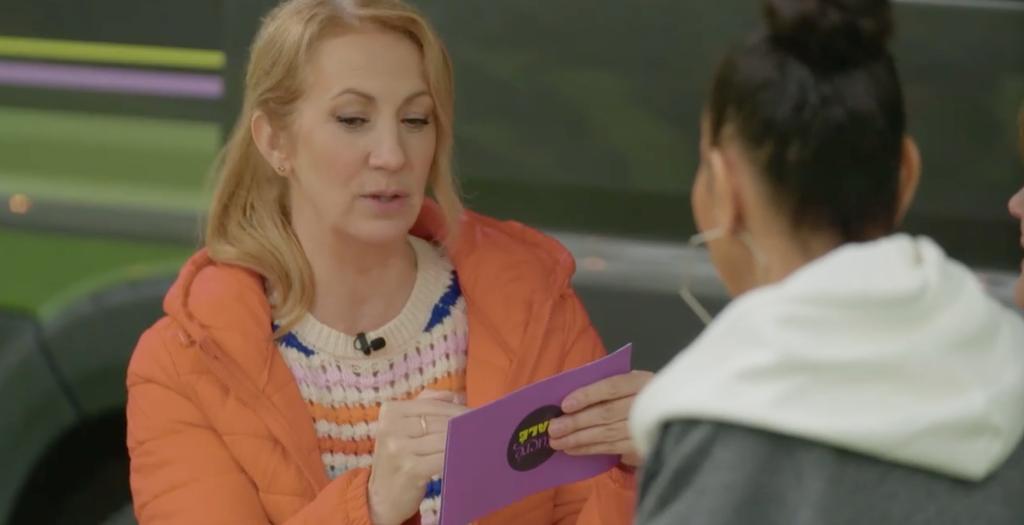 Mélanie Maynard à l'animation de Sucré Salé